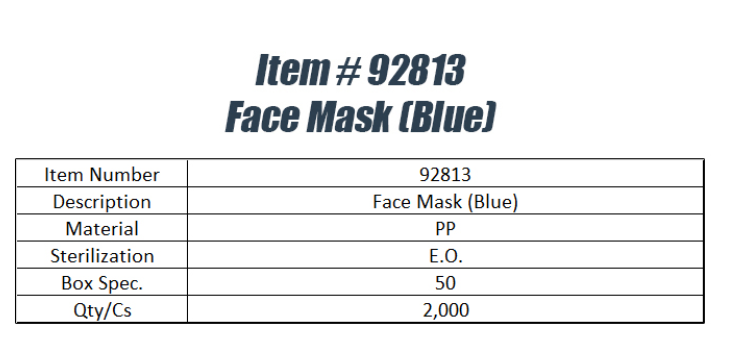 Blue Face Mask