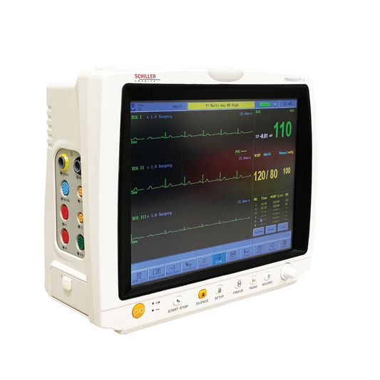 Schiller Tranquility II 12.1 inch TOUCHSCREEN Multiparameter Patient Monitor with EtCO2