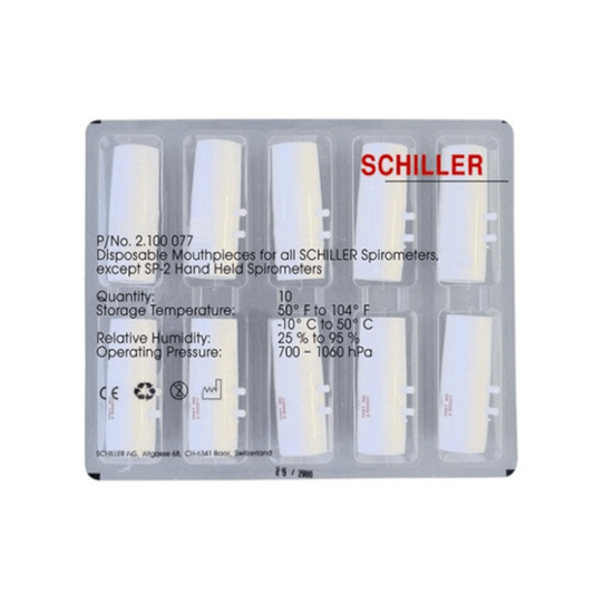 Disposable Plastic Mouthpiece for Spirometers