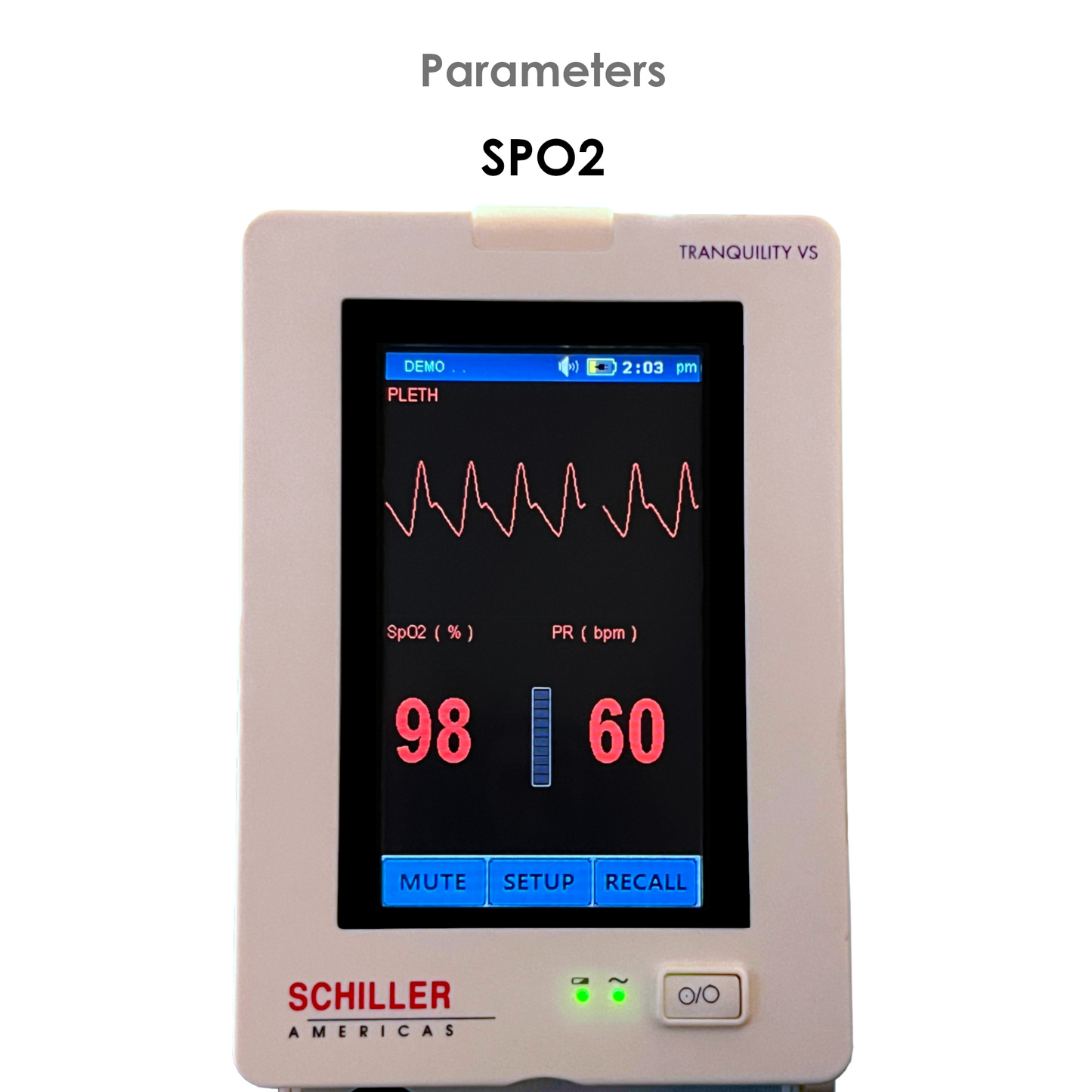 Schiller Tranquility VS SPO2