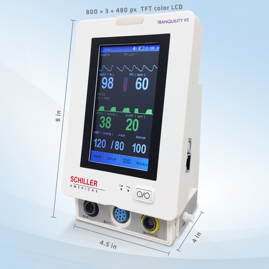 Schiller Tranquility VS (CO2 + SpO2 + NIBP)