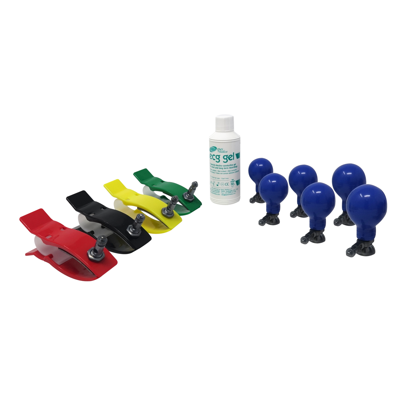 Set of reusable Adult ECG electrodes