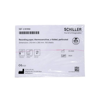 Pack of recording paper for AT-102, AT-102 G2, CS-200 Excellence