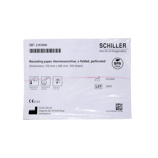 Pack of recording paper for AT-102, AT-102 G2, CS-200 Excellence
