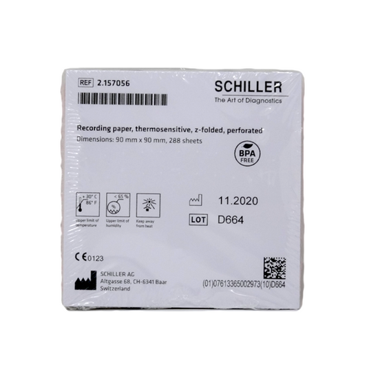 Schiller Thermal chart paper AT-1, SP-1