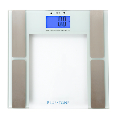 Bluestone Digital Glass Bathroom Scale with LCD Display