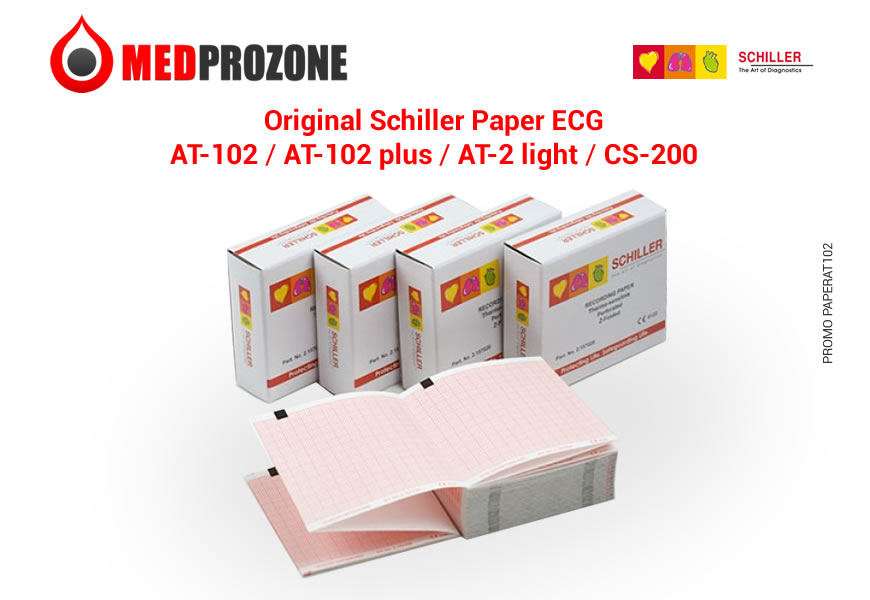 Schiller Thermal chart paper AT-102, AT-102 plus, AT-2 light, CS-200  Excellence - Medprozone US